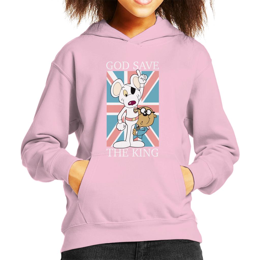 Danger Mouse God Save The King Union Jack Kid's Hooded Sweatshirt-ALL + EVERY