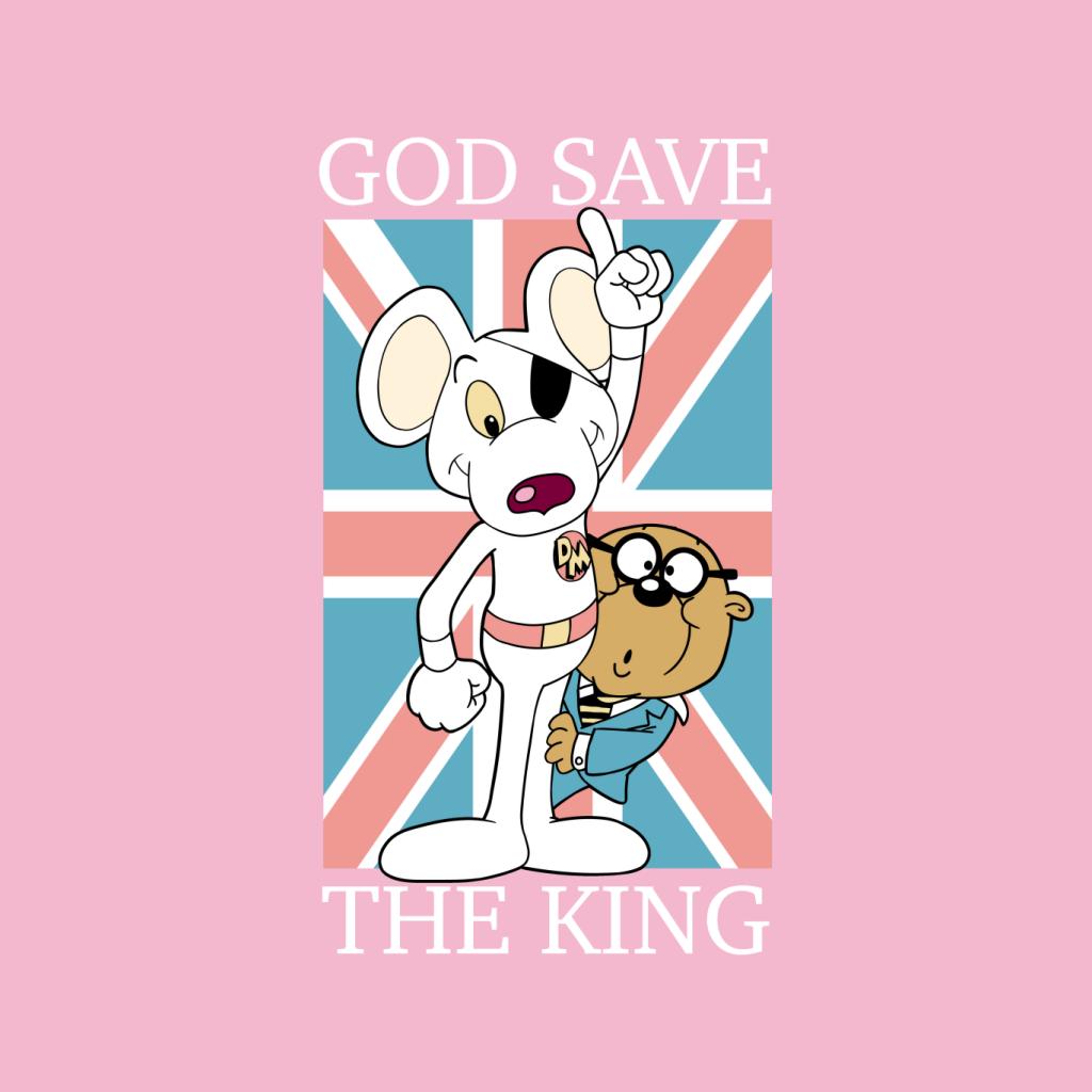 Danger Mouse God Save The King Union Jack Kid's T-Shirt-ALL + EVERY