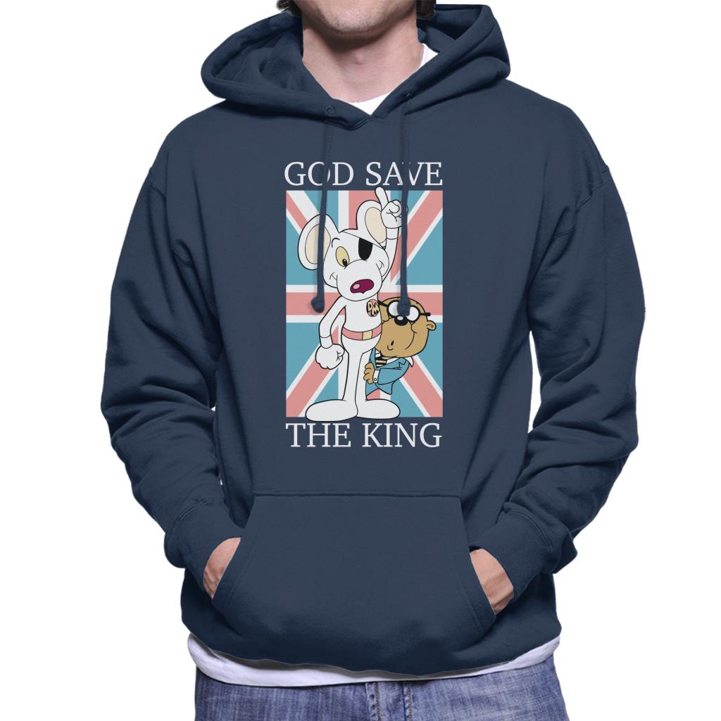 Danger Mouse God Save The King Union Jack Men's Hooded Sweatshirt-ALL + EVERY