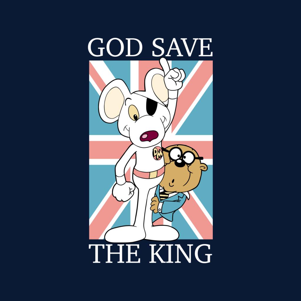 Danger Mouse God Save The King Union Jack Kid's T-Shirt-ALL + EVERY