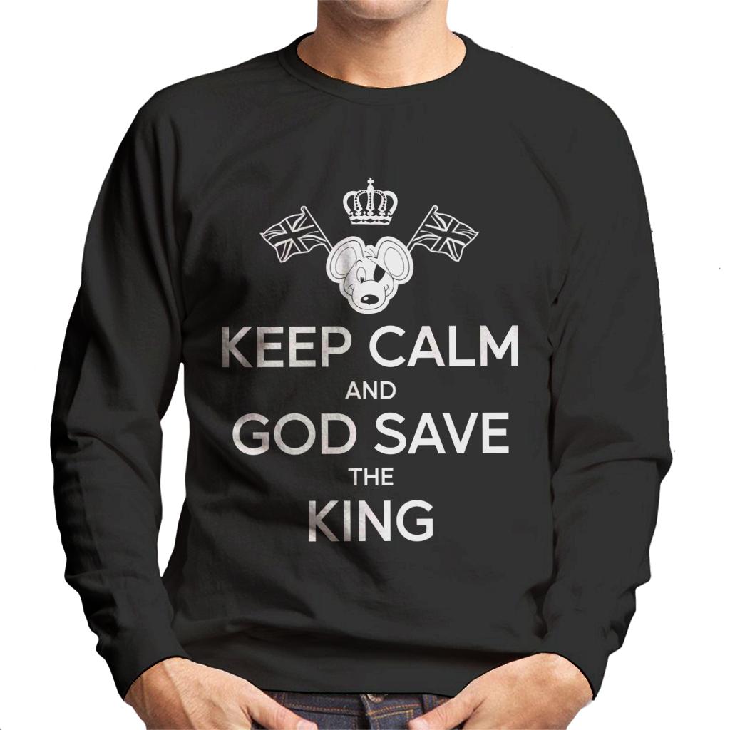 Danger Mouse Keep Calm And God Save The King Men's Sweatshirt-ALL + EVERY