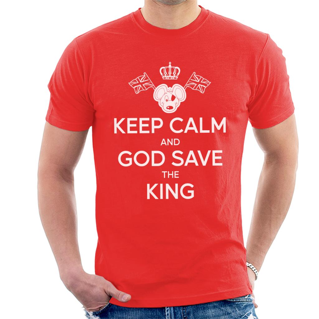 Danger Mouse Keep Calm And God Save The King Men's T-Shirt-ALL + EVERY