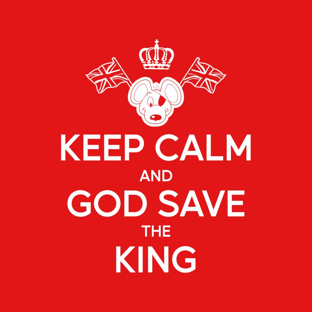 Danger Mouse Keep Calm And God Save The King Men's T-Shirt-ALL + EVERY