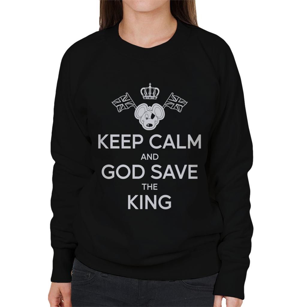 Danger Mouse Keep Calm And God Save The King Women's Sweatshirt-ALL + EVERY