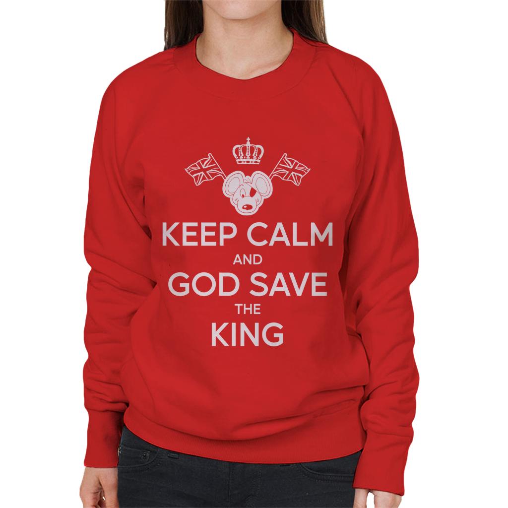 Danger Mouse Keep Calm And God Save The King Women's Sweatshirt-ALL + EVERY