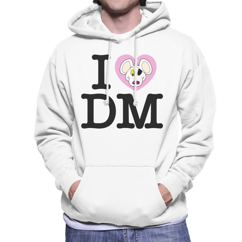 Danger Mouse I Love DM Men's Hooded Sweatshirt-ALL + EVERY