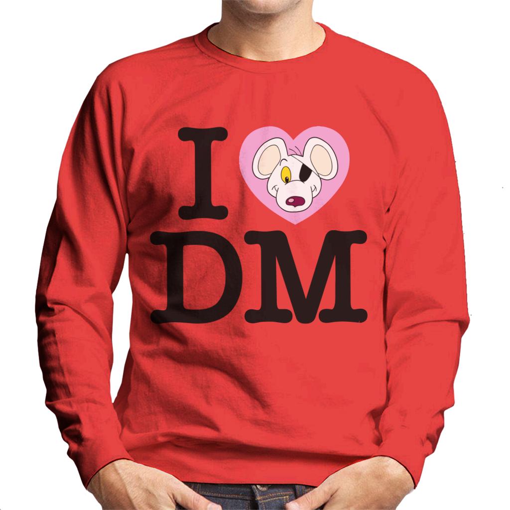 Danger Mouse I Love DM Men's Sweatshirt-ALL + EVERY