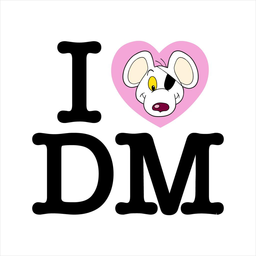 Danger Mouse I Love DM Kid's T-Shirt-ALL + EVERY