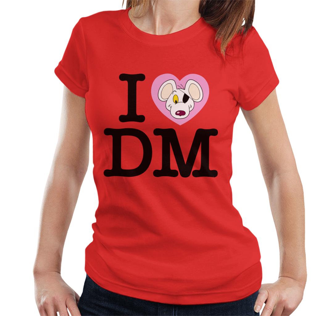 Danger Mouse I Love DM Women's T-Shirt-ALL + EVERY