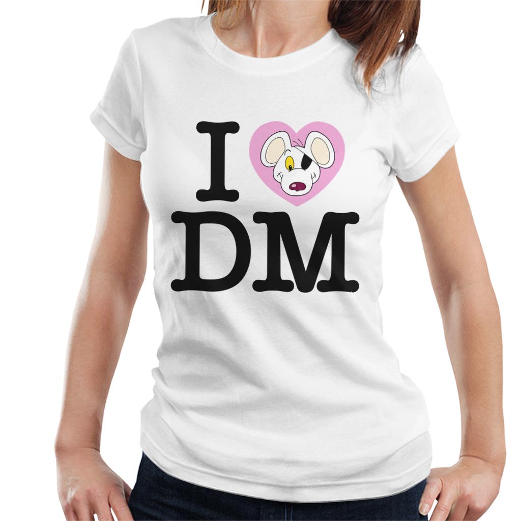 Danger Mouse I Love DM Women's T-Shirt-ALL + EVERY