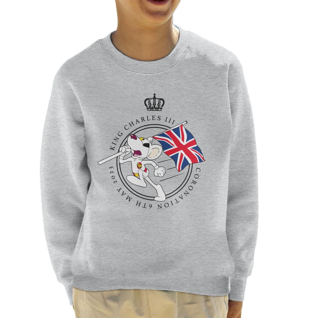 Danger Mouse King Charles III Coronation 2023 Kid's Sweatshirt-ALL + EVERY