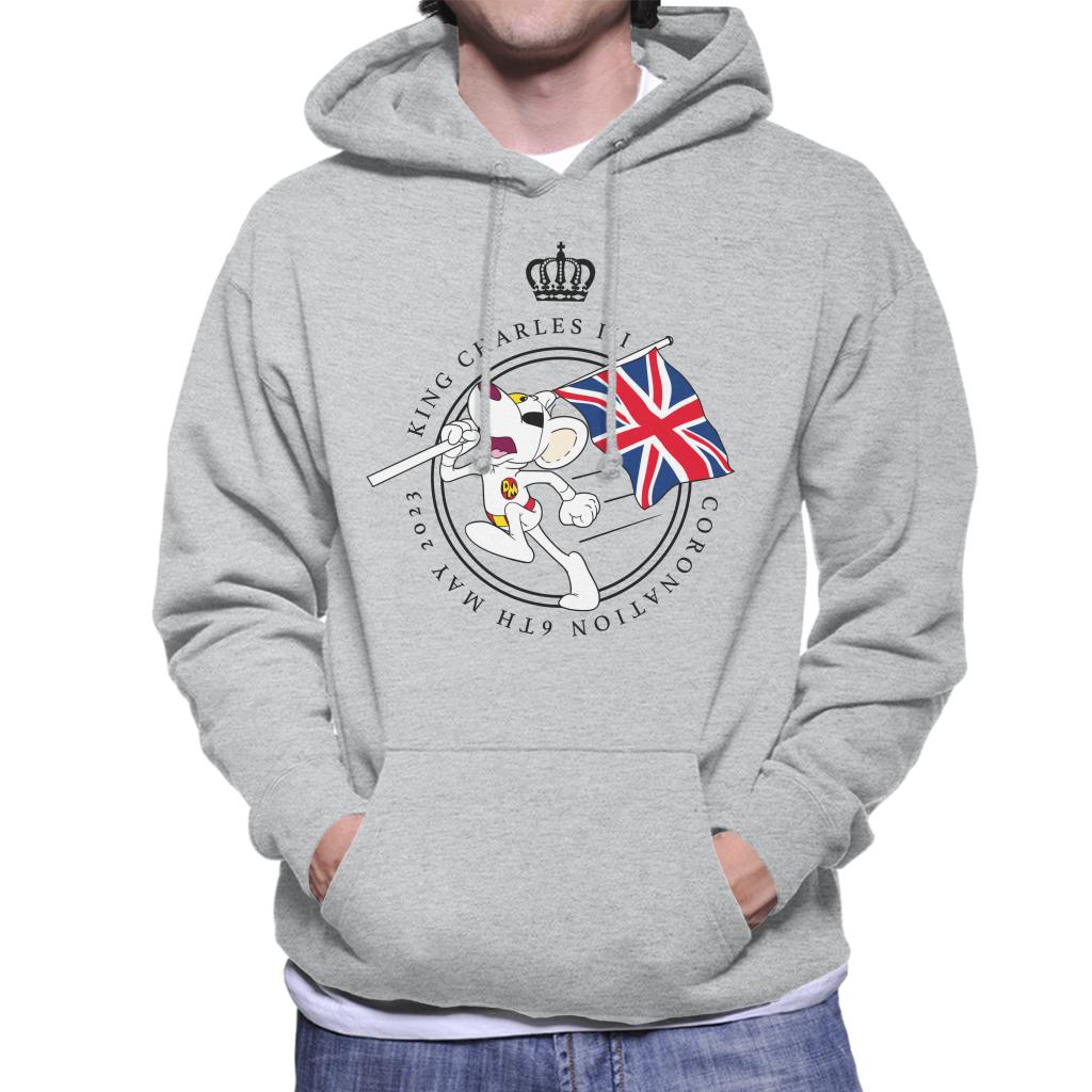 Danger Mouse King Charles III Coronation 2023 Men's Hooded Sweatshirt-ALL + EVERY