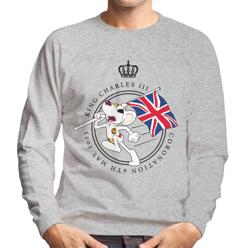 Danger Mouse King Charles III Coronation 2023 Men's Sweatshirt-ALL + EVERY