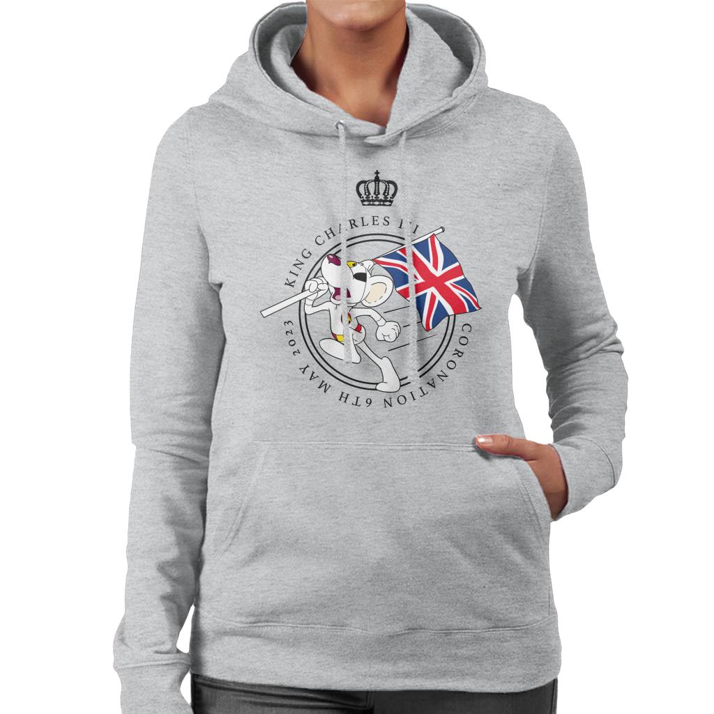 Danger Mouse King Charles III Coronation 2023 Women's Hooded Sweatshirt-ALL + EVERY