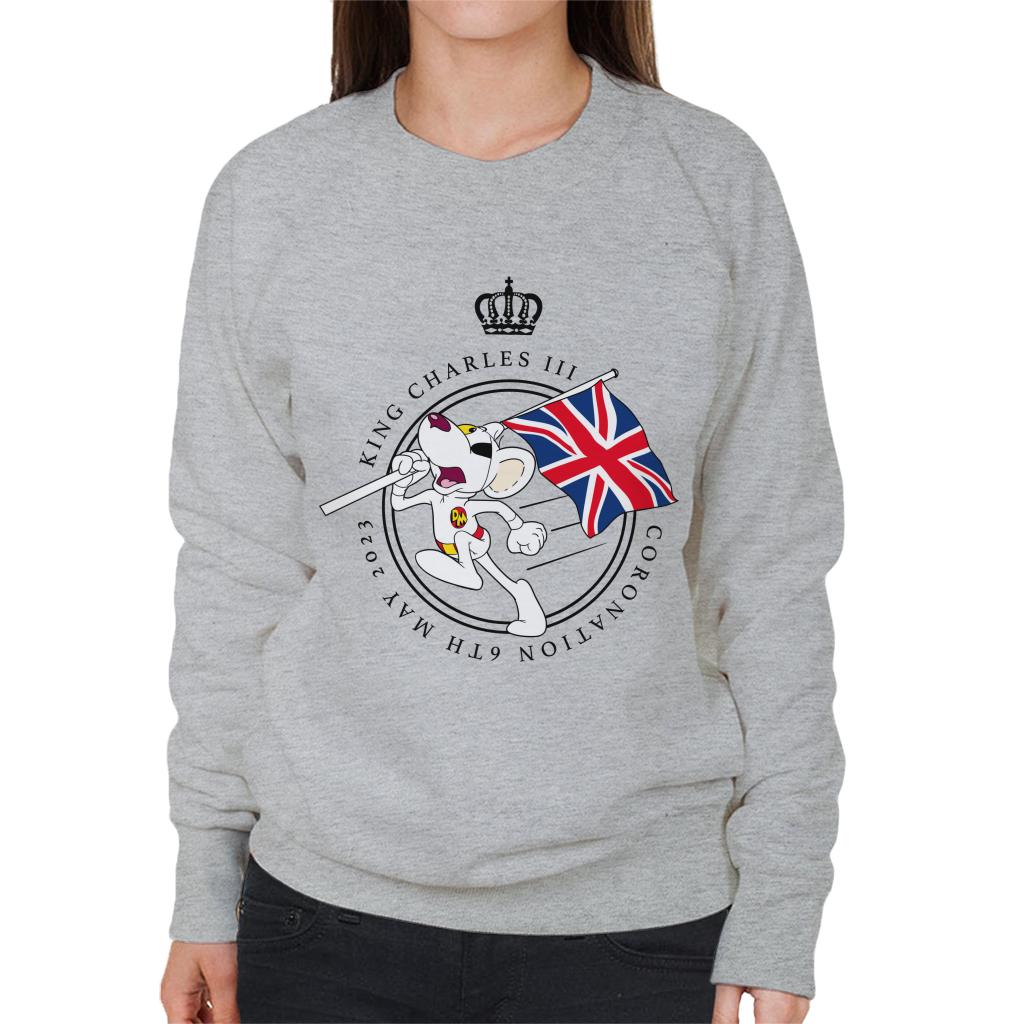 Danger Mouse King Charles III Coronation 2023 Women's Sweatshirt-ALL + EVERY