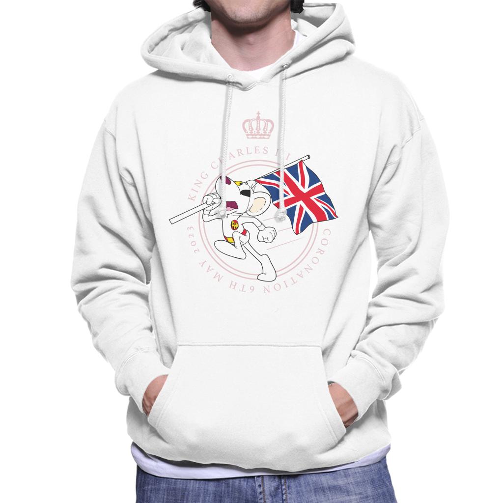 Danger Mouse King Charles III Coronation 2023 Union Jack Men's Hooded Sweatshirt-ALL + EVERY