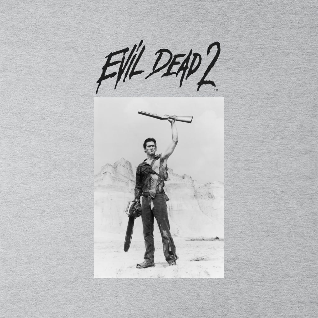 Evil Dead 2 Black Text Logo Men's T-Shirt-ALL + EVERY