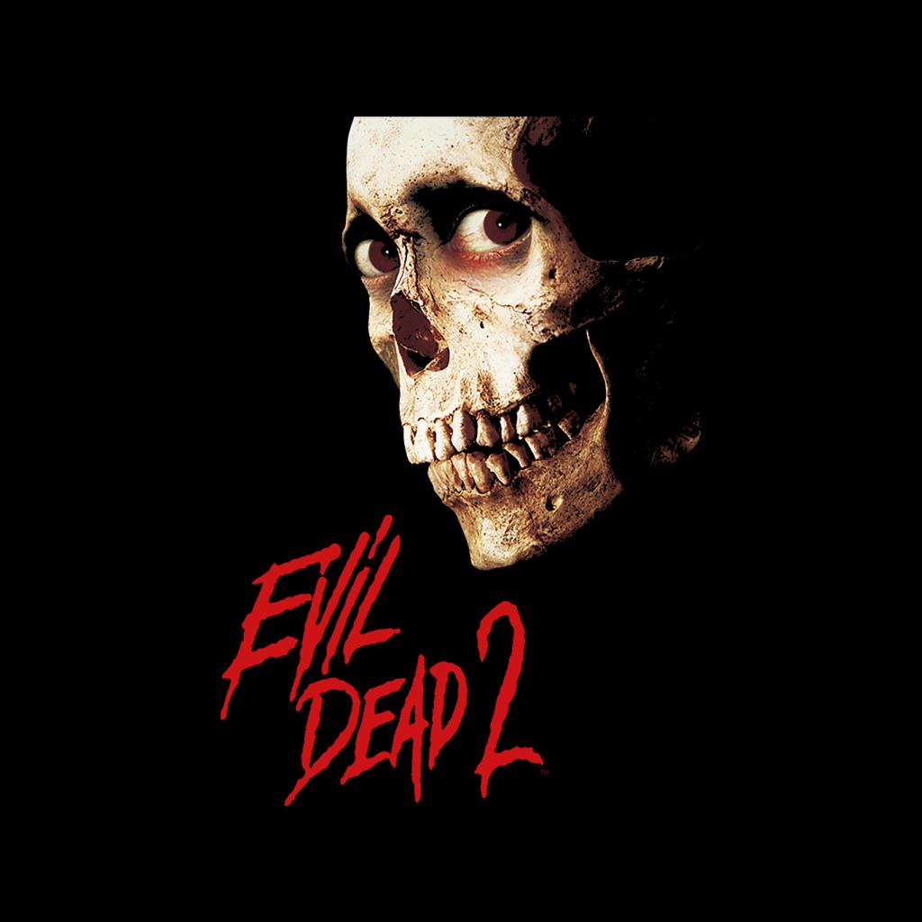 Evil Dead 2 Cinematic Skull Men's T-Shirt-ALL + EVERY