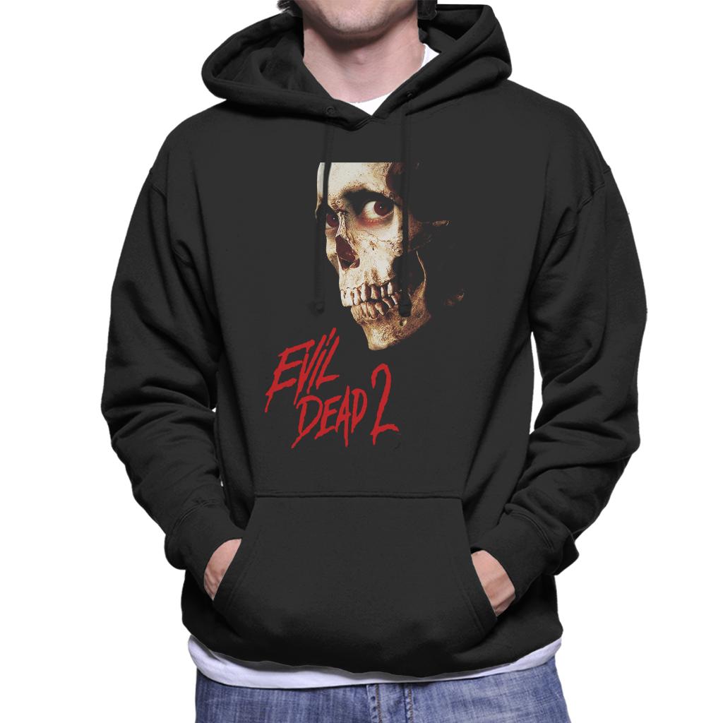 Evil Dead 2 Cinematic Skull Men's Hooded Sweatshirt-ALL + EVERY