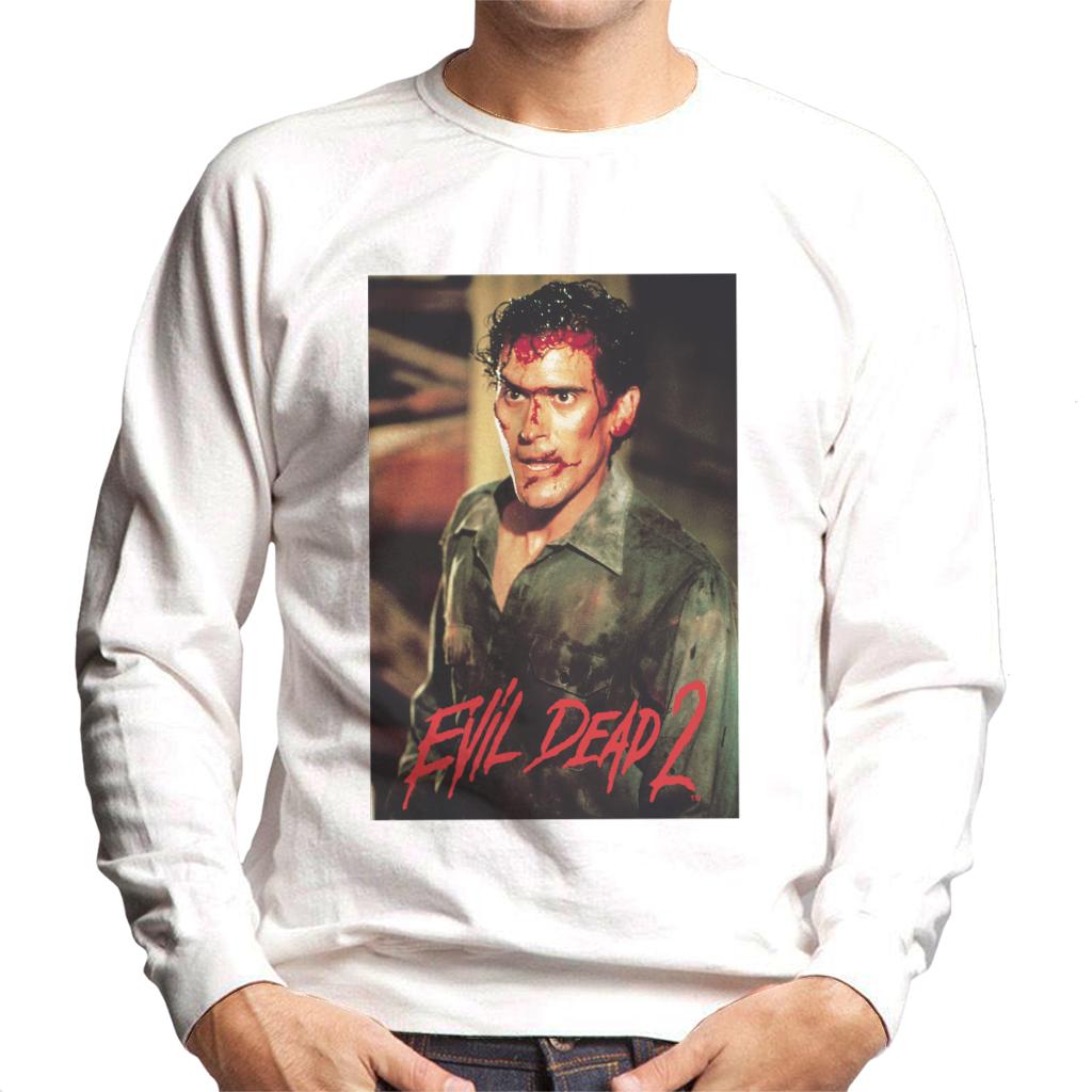 Evil Dead 2 Ash Williams Men's Sweatshirt-ALL + EVERY