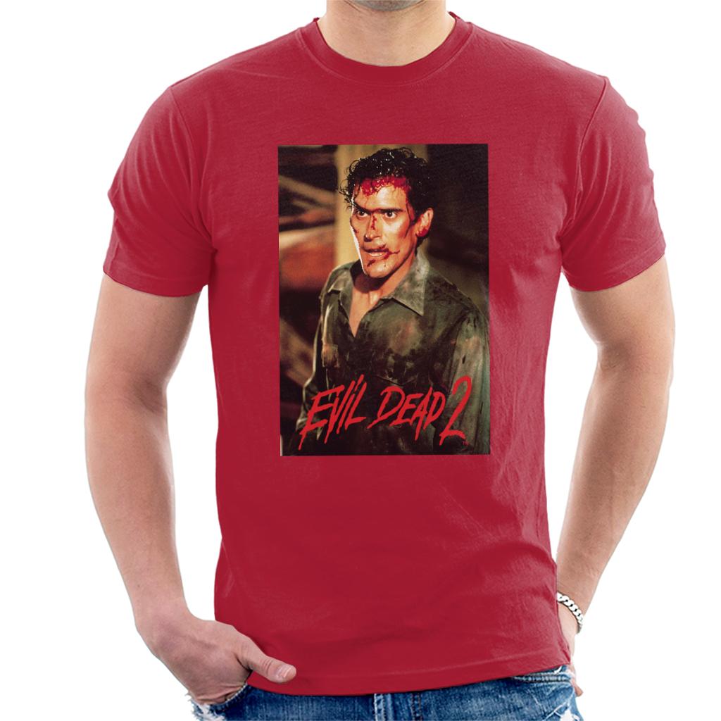 Evil Dead 2 Ash Williams Men's T-Shirt-ALL + EVERY