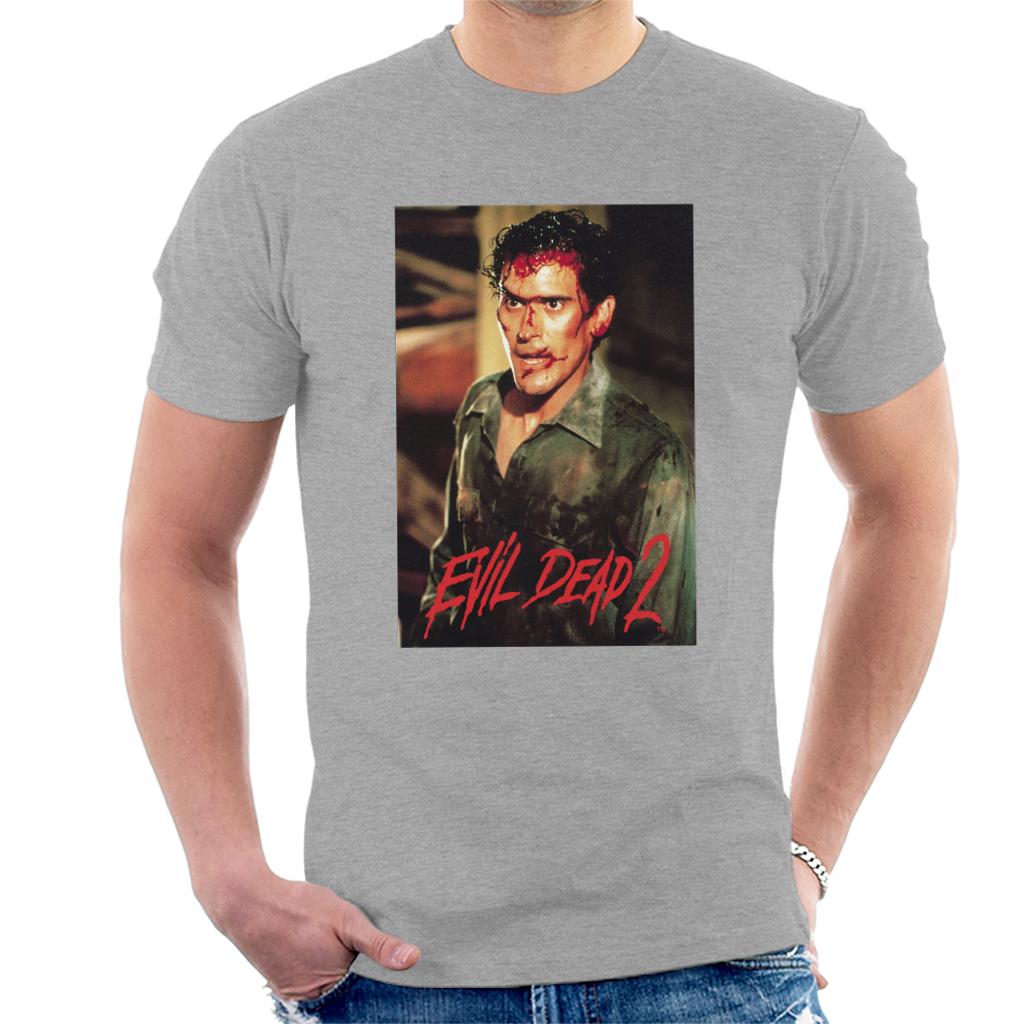 Evil Dead 2 Ash Williams Men's T-Shirt-ALL + EVERY