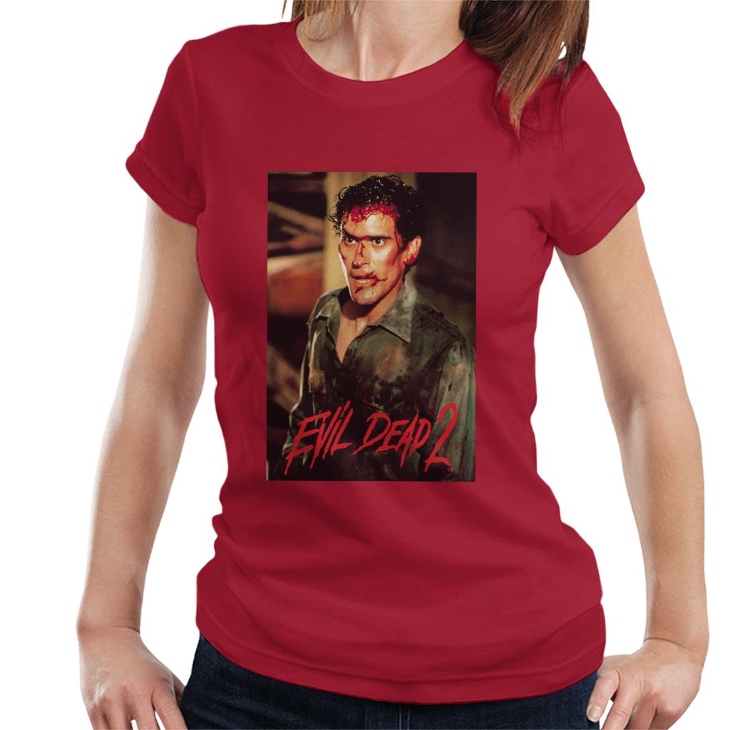 Evil Dead 2 Ash Williams Women's T-Shirt-ALL + EVERY