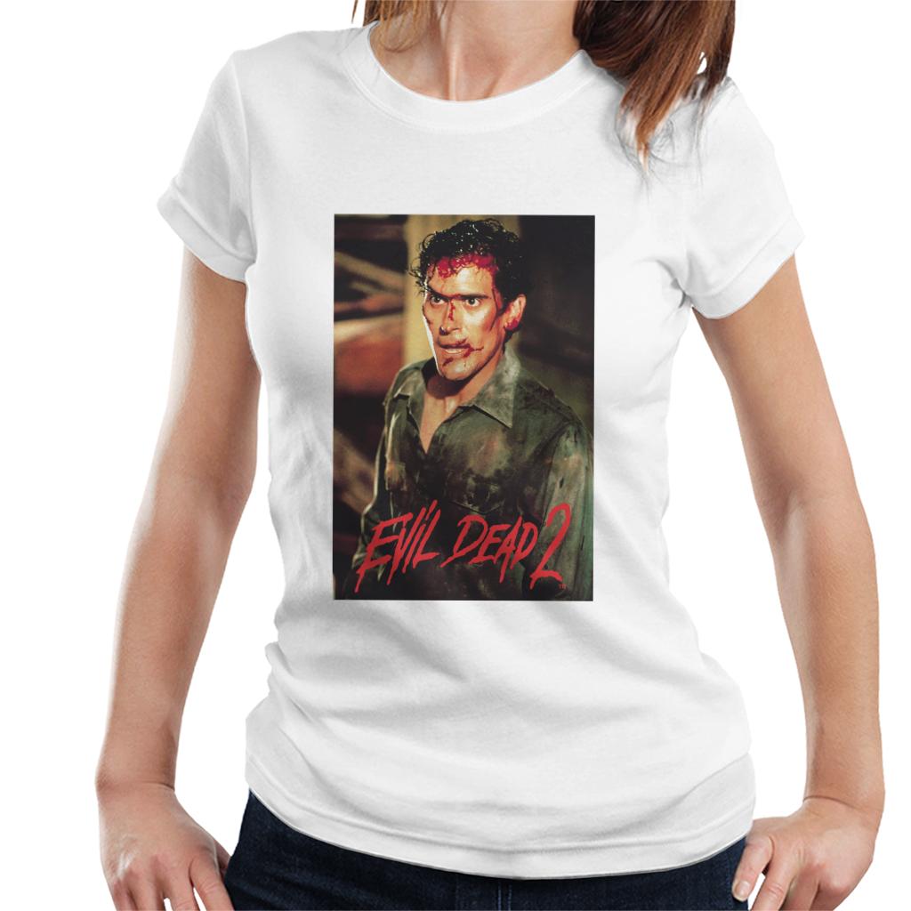 Evil Dead 2 Ash Williams Women's T-Shirt-ALL + EVERY