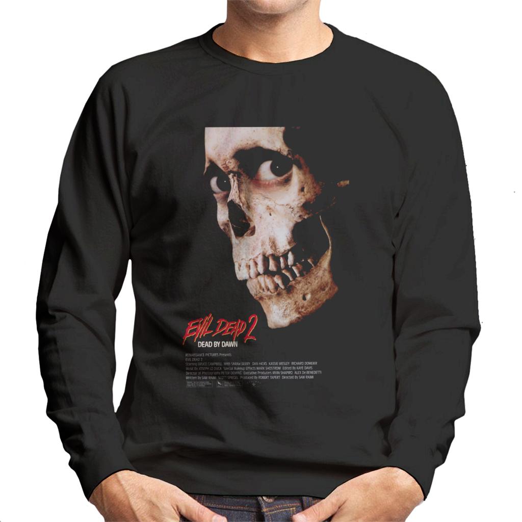 Evil Dead 2 Dead By Dawn Theatrical Poster Men's Sweatshirt-ALL + EVERY