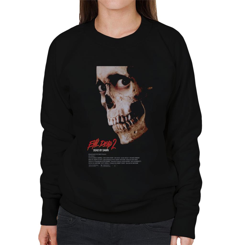 Evil Dead 2 Dead By Dawn Theatrical Poster Women's Sweatshirt-ALL + EVERY