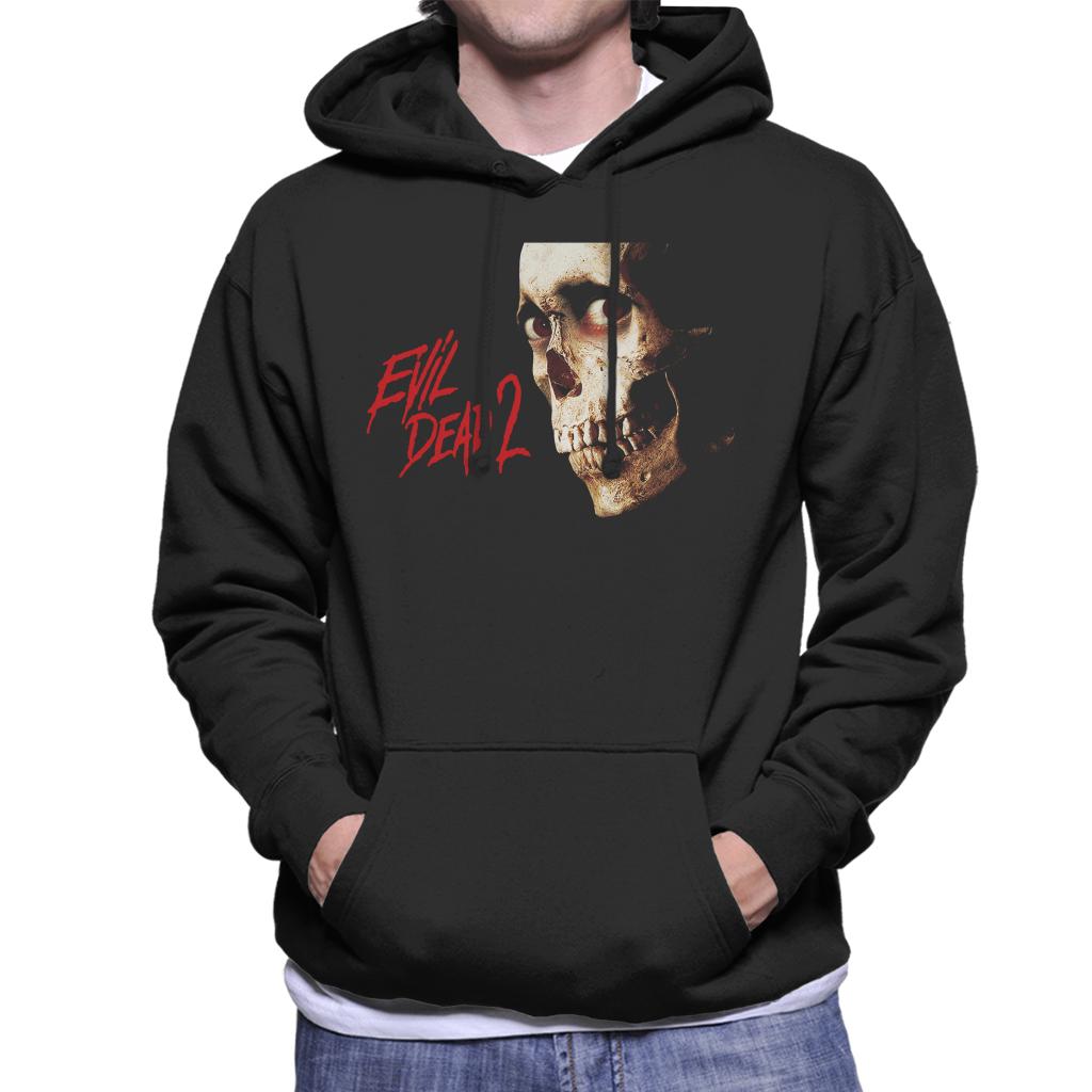 Evil Dead 2 Dead By Dawn Skull Men's Hooded Sweatshirt-ALL + EVERY