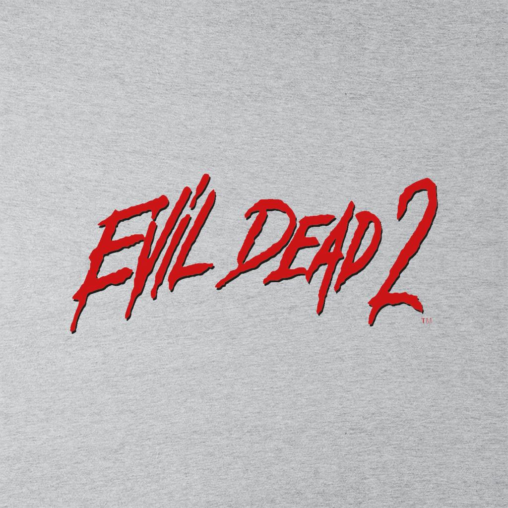 Evil Dead 2 Red Text Logo Men's T-Shirt-ALL + EVERY