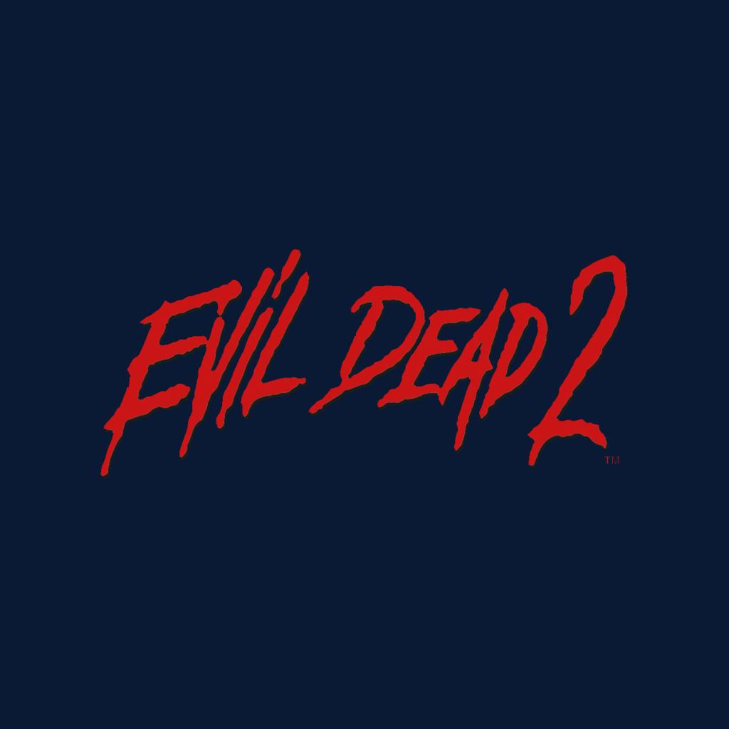 Evil Dead 2 Red Text Logo Men's T-Shirt-ALL + EVERY