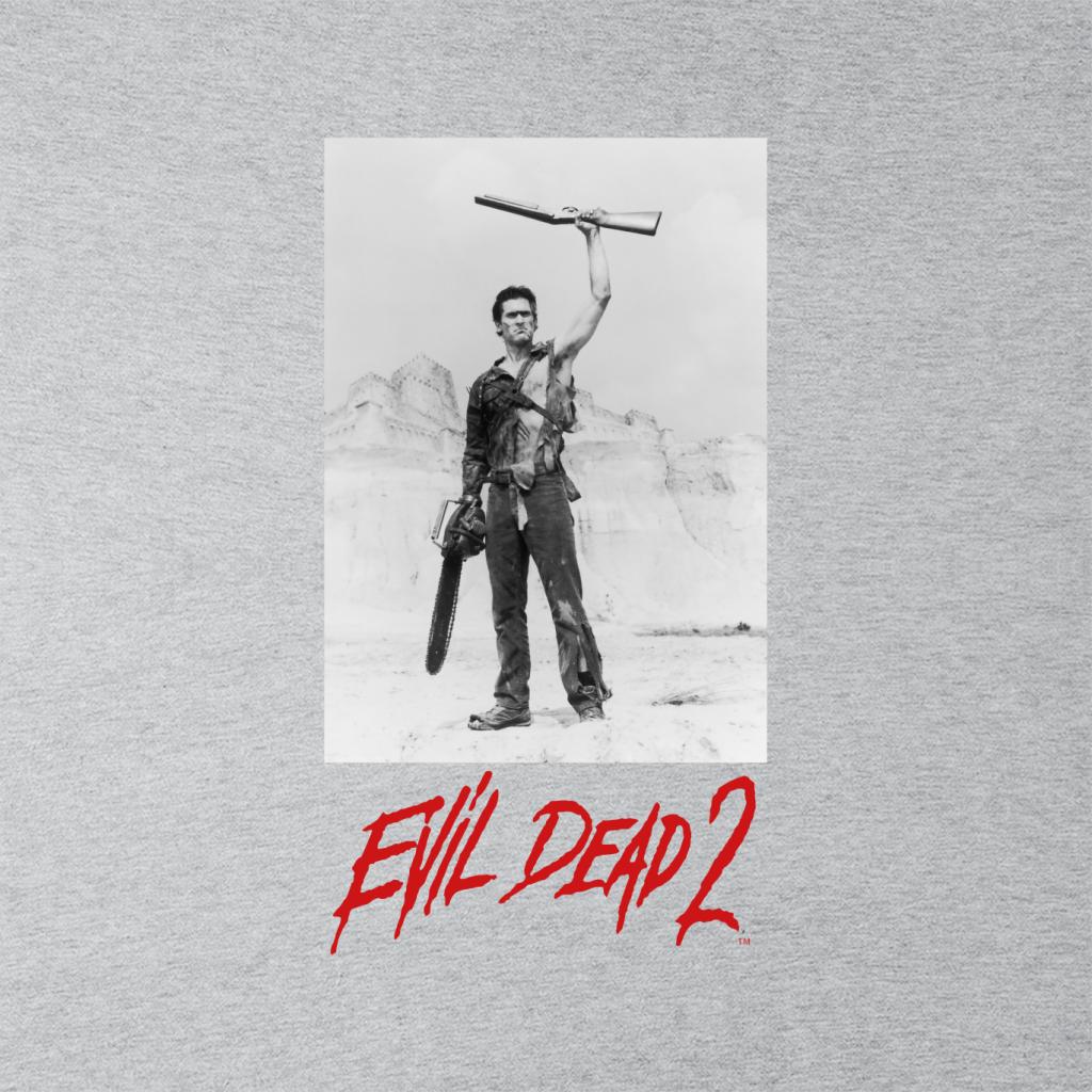 Evil Dead 2 Ash Red Text Logo Men's T-Shirt-ALL + EVERY