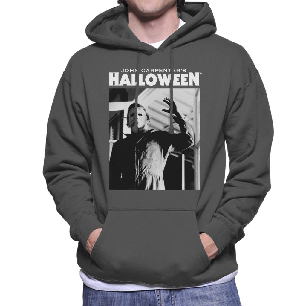 Halloween Michael Myers Enters Home Men's Hooded Sweatshirt-ALL + EVERY