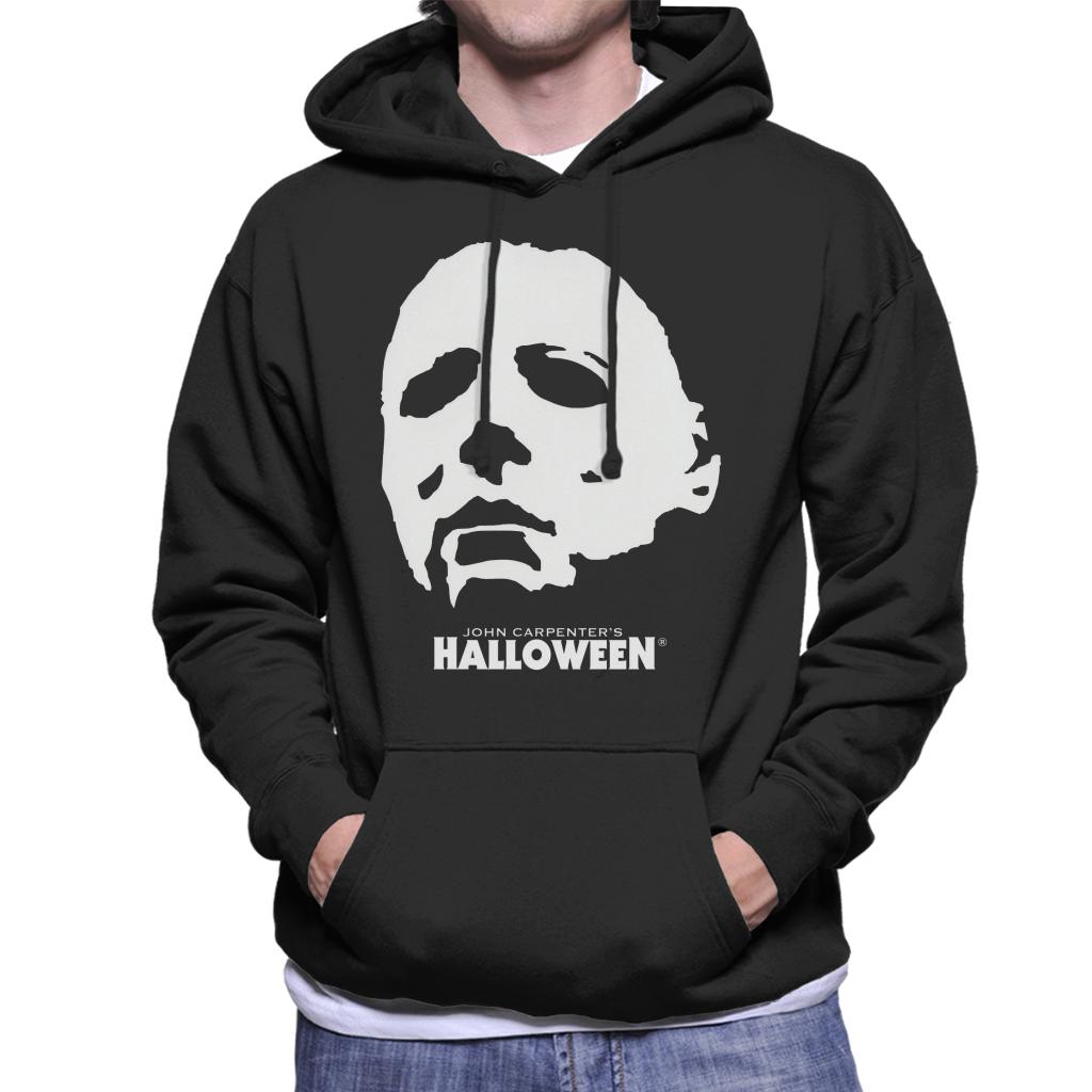 Halloween Michael Myers Silhouette Men's Hooded Sweatshirt-ALL + EVERY