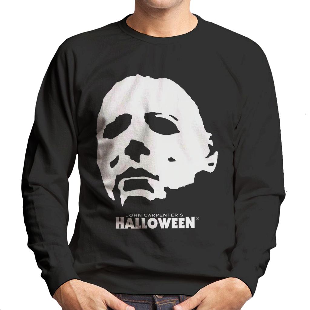 Halloween Michael Myers Silhouette Men's Sweatshirt-ALL + EVERY