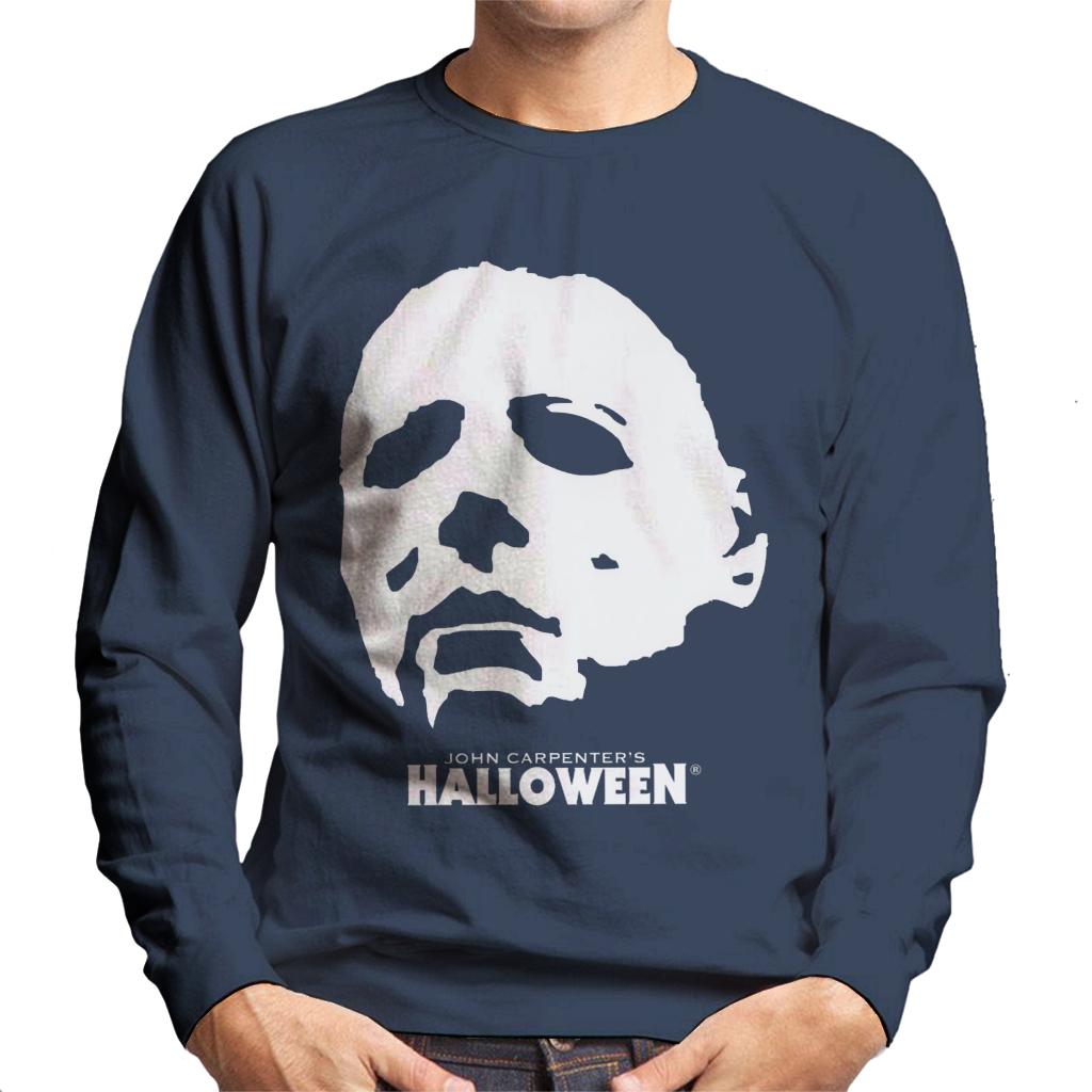 Halloween Michael Myers Silhouette Men's Sweatshirt-ALL + EVERY