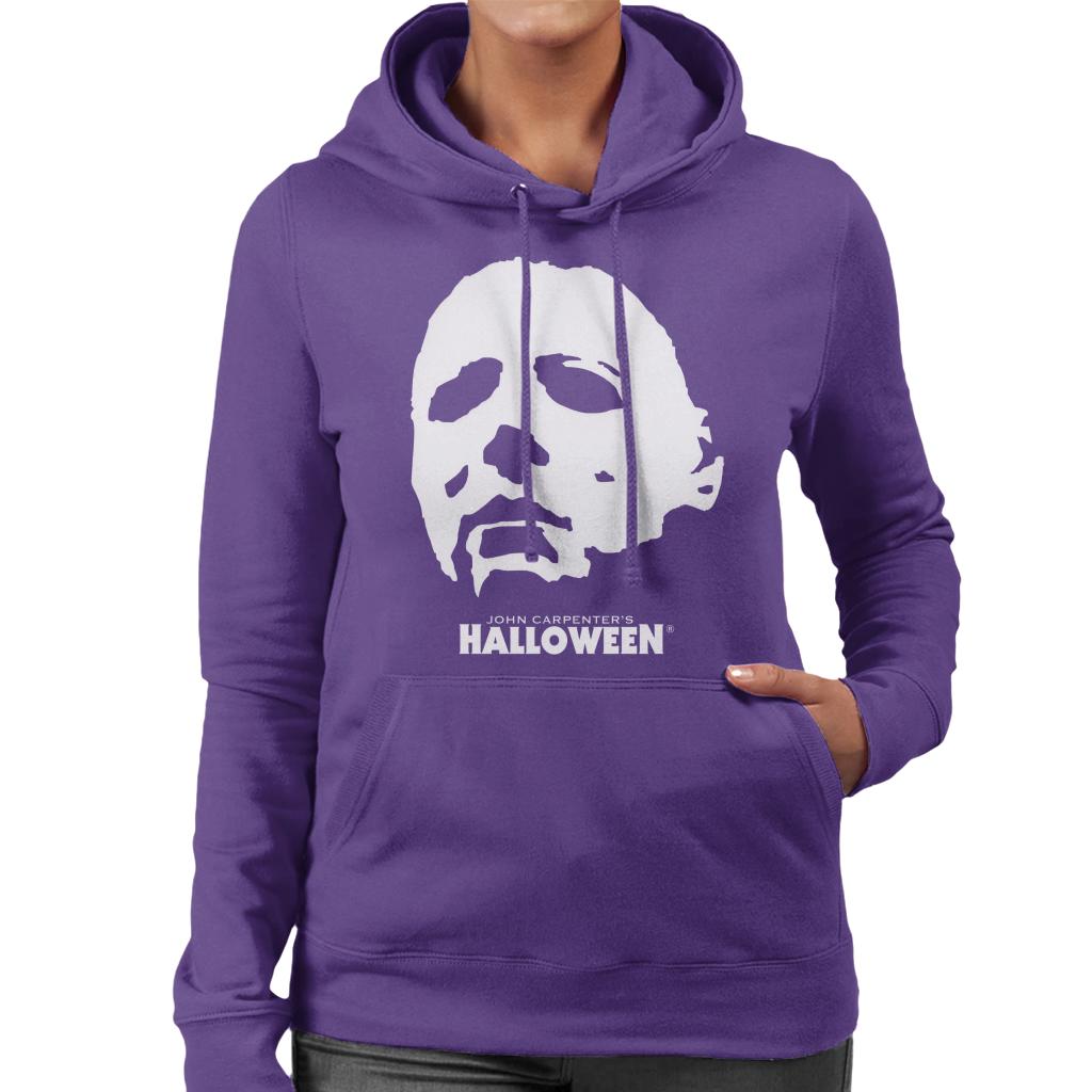 Halloween Michael Myers Silhouette Women's Hooded Sweatshirt-ALL + EVERY