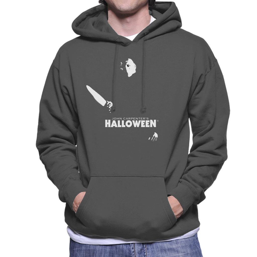 Halloween Michael Myers Silhouette In The Darkness Men's Hooded Sweatshirt-ALL + EVERY