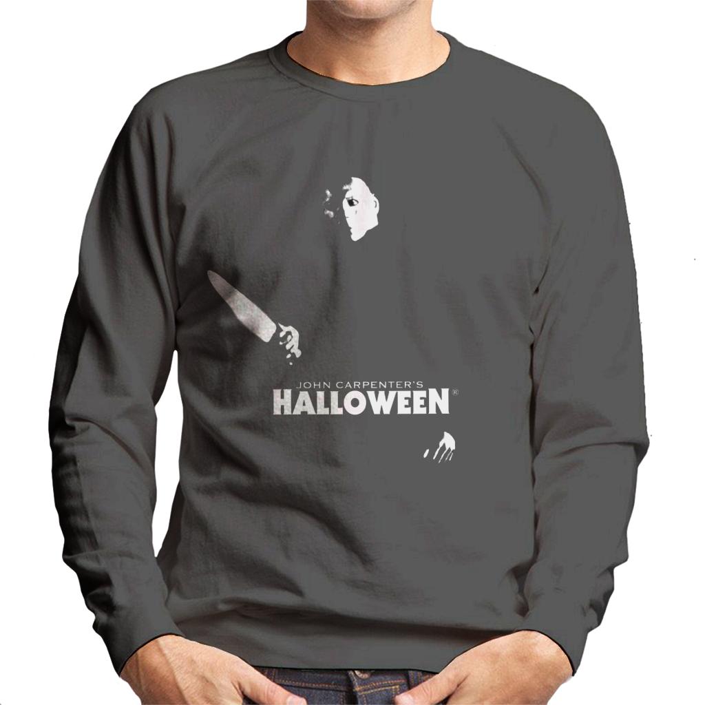 Halloween Michael Myers Silhouette In The Darkness Men's Sweatshirt-ALL + EVERY