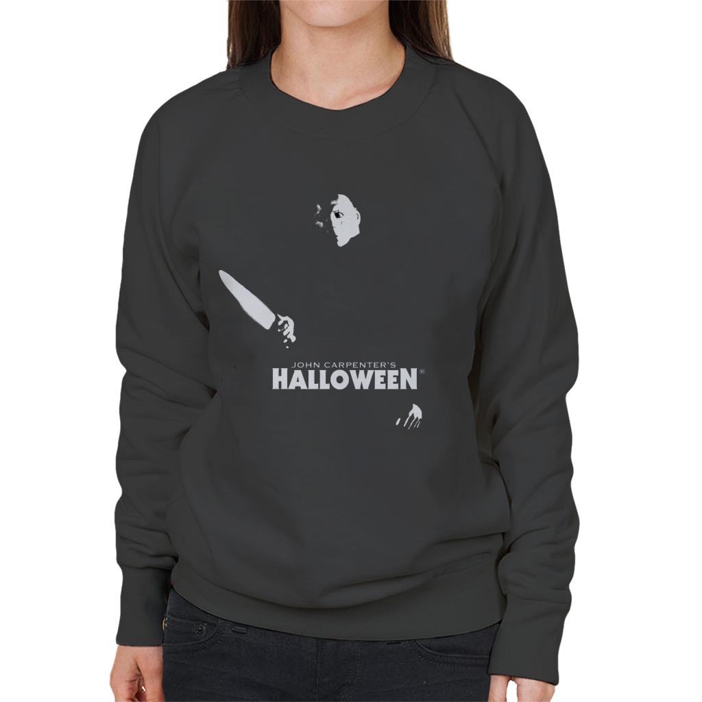 Halloween Michael Myers Silhouette In The Darkness Women's Sweatshirt-ALL + EVERY