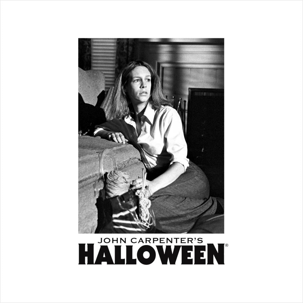 Halloween Laurie Strode Hiding From Michael Men's T-Shirt-ALL + EVERY