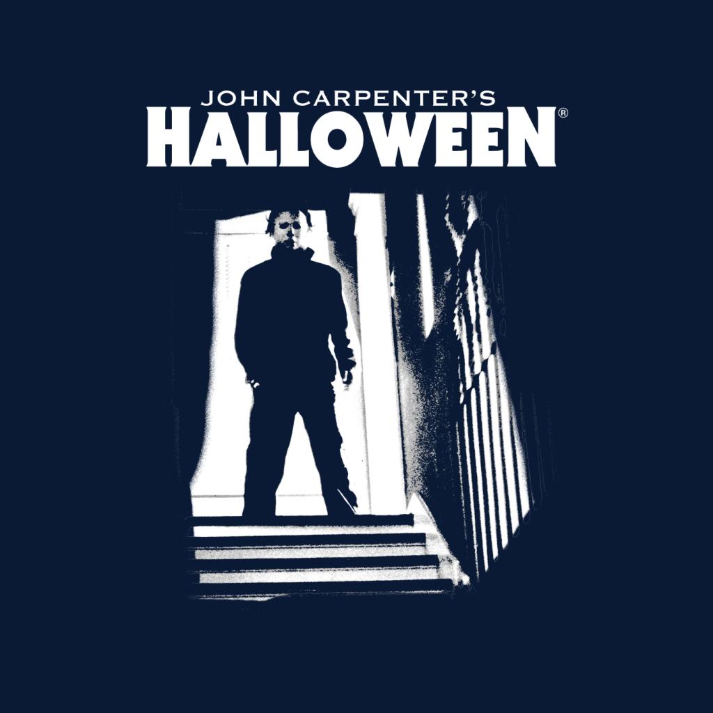 Halloween Michael Myers Top Of The Stairs Men's T-Shirt-ALL + EVERY