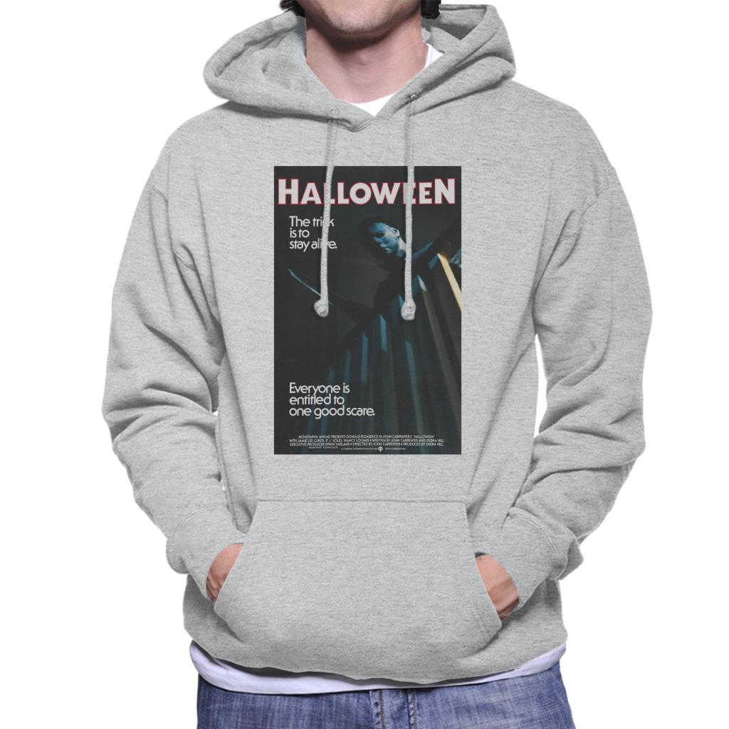 Halloween Michael Myers The Trick Is To Stay Alive Men's Hooded Sweatshirt-ALL + EVERY