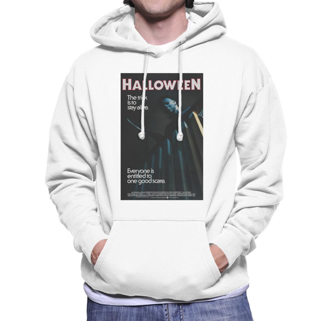 Halloween Michael Myers The Trick Is To Stay Alive Men's Hooded Sweatshirt-ALL + EVERY