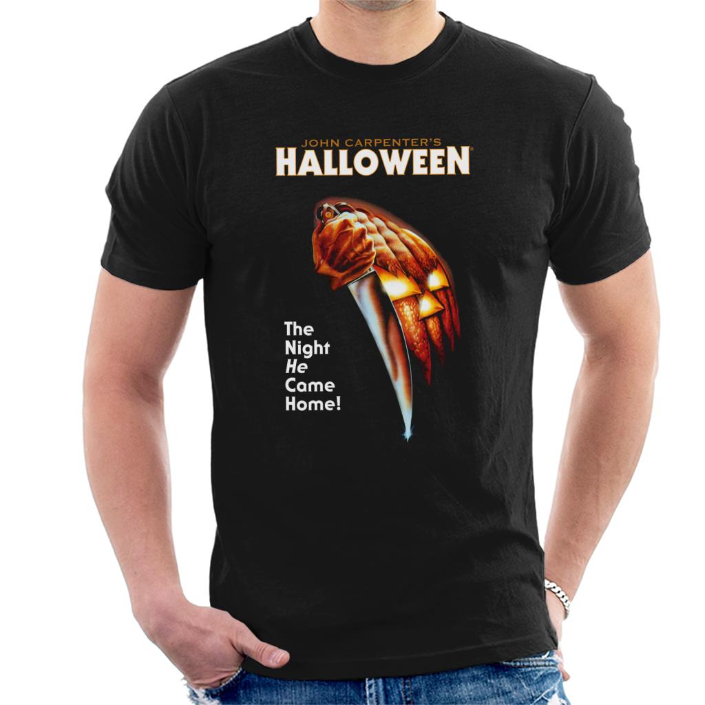 Halloween Pumpkin The Night He Came Home Men's T-Shirt-ALL + EVERY