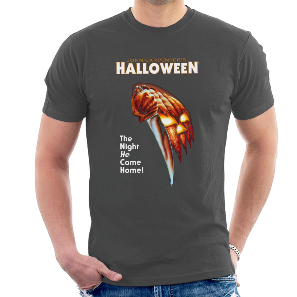 Halloween Pumpkin The Night He Came Home Men's T-Shirt-ALL + EVERY