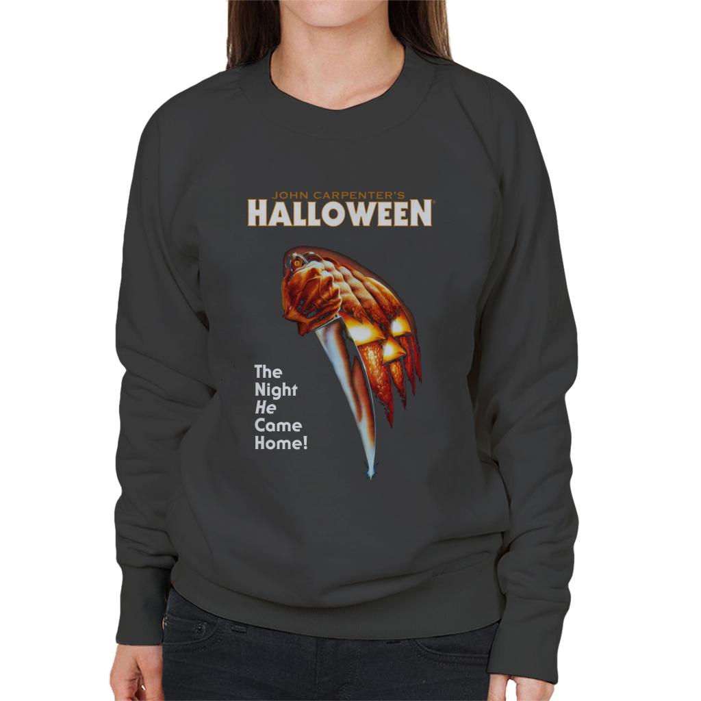 Halloween Pumpkin The Night He Came Home Women's Sweatshirt-ALL + EVERY