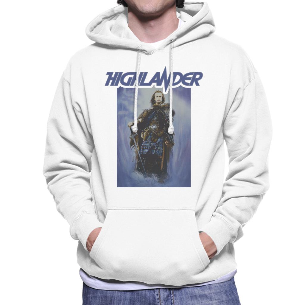 Highlander 1986 Theatrical Poster Men's Hooded Sweatshirt-ALL + EVERY